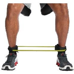 Image of the Ankle Cuff TheraBand. Product Image