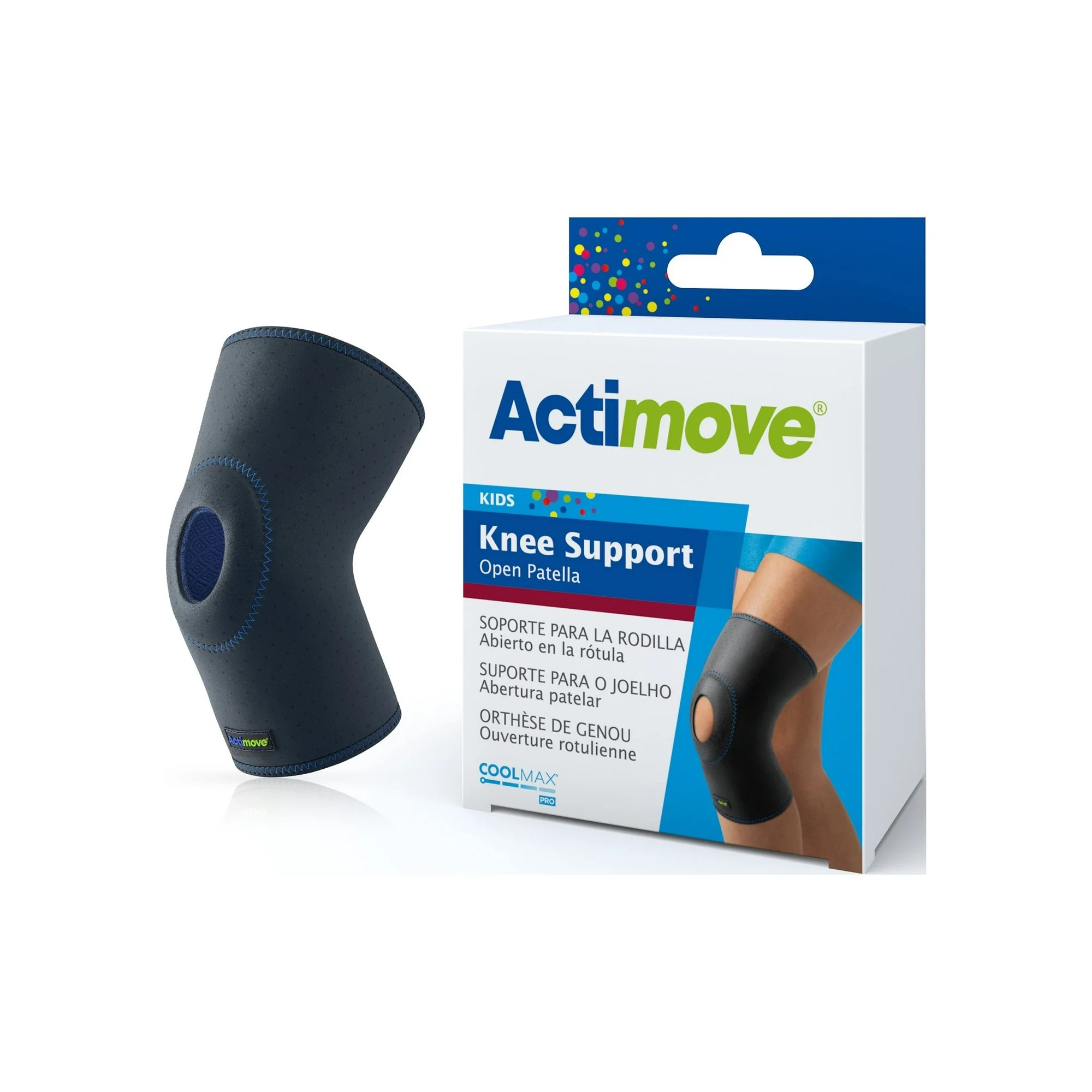 KNEE SUPPORT KIDS- OPEN PATELLA-ACTIMOVE KNEE SUPPORT KIDS- OPEN PATELLA-ACTIMOVE Product Image