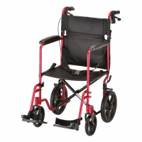 Image of Lightweight Transport Chair with Hand Brakes NOVA 330