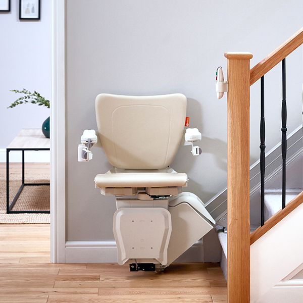 The Handicare 1100 Stairlift is available for purchase and/or rent at Hudson Surgical in Ossining, New York.