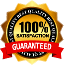 100% Satisfaction Guaranteed logo
